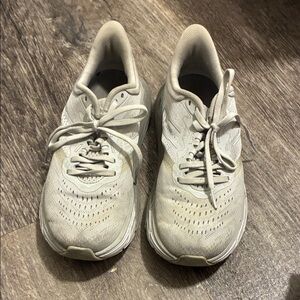 Hoka Women's Sneakers in Light Beige/Cream